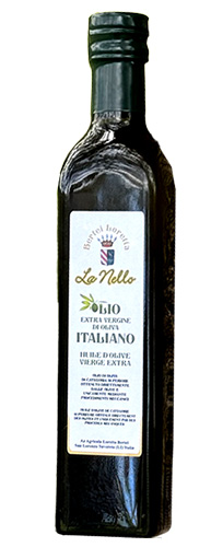 Olio Loretta Bertei La Nello bottiglia